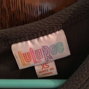 Xs lularoe Amelia gray